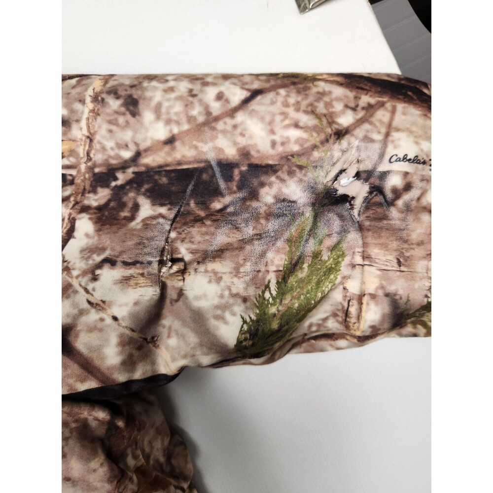 Cabelas Silent-Suede Scent-Lok Hunting Parka Mens L Zonz Woodlands Outdoors - Picture 13 of 16